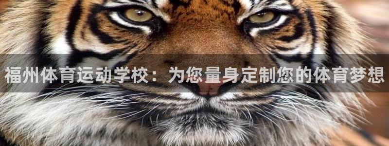 JJB竞技宝官网下载平台：福州体育运动学校：为您量身