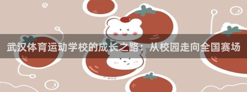 JJB竞技宝官方正版app娱乐平台:武汉体育运动学校的成长之