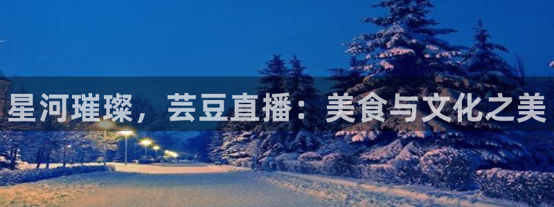 蓝鲸体育直播app免费：星河璀璨，芸豆直播：美食与文化之美